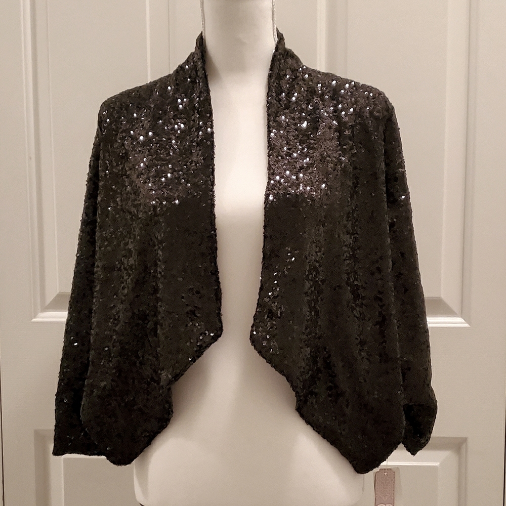 GB Sequin Velvet Illusion Jacket